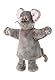 Sterntaler 3622458 Kinder Handpuppe Maus - weiches Kinder Spielzeug zum Puppentheater, Erzählen, Kuscheln & Sprachförderung – perfekter Spielkamerad & Geschenkidee, grau