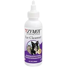 Zymox Ear Cleanser Solution for Dogs and Cats, 4oz