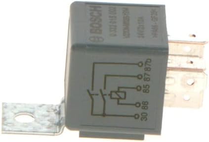 BOSCH 0332015002 Normal Open Mini Relay - 5 Pins, 24 V, 2x10 A - Single