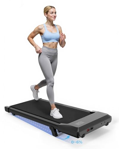 SupeRun Walking Pad with Incline, Under Desk Treadmill, 3 in 1...