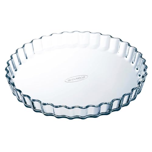 O Cuisine, Stampo per Crostata, Vetro, Diametro 27 cm, Transparente