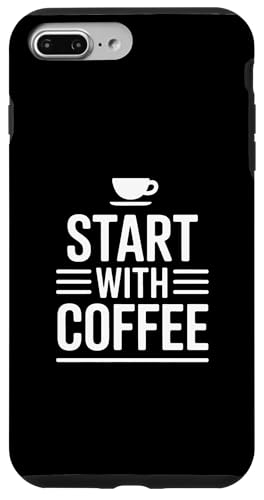 Start With Coffee �X�}�z�P�[�X iPhone 7 Plus/8 Plus �p