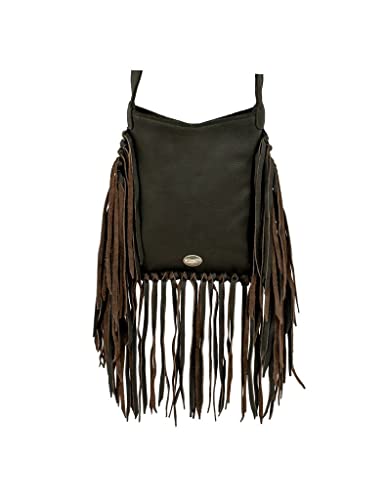 American West Woven Tapestry Fringed Cowgirl Messenger Crossbody2