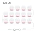 Produktbild TTZY USB-Anschluss Schminkspiegel Glühbirne Hollywood Vanity Lights Make-up Dimmbare LED-Wandleuchte 6 10 14Bulbs Kit für Schminktisch, 14 Glühbirnen, Natural White