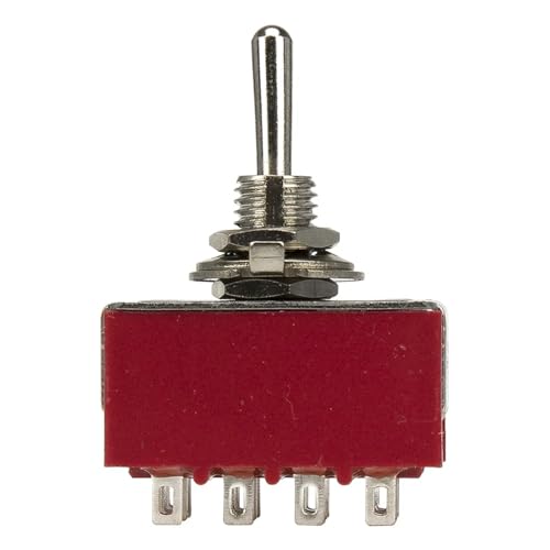 Interruptor MTS-402 ON-ON de 2 posiciones y 12 pines para montaje en chasis 5