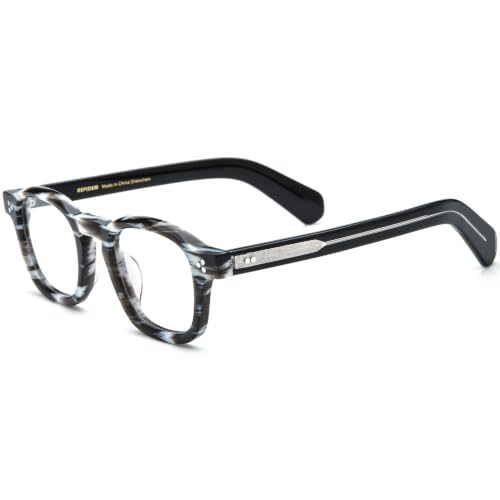 Image of HEPIDEM Acetate Glasses Frame Men Women Square Eyeglasses Optical Spectacles MZEPH