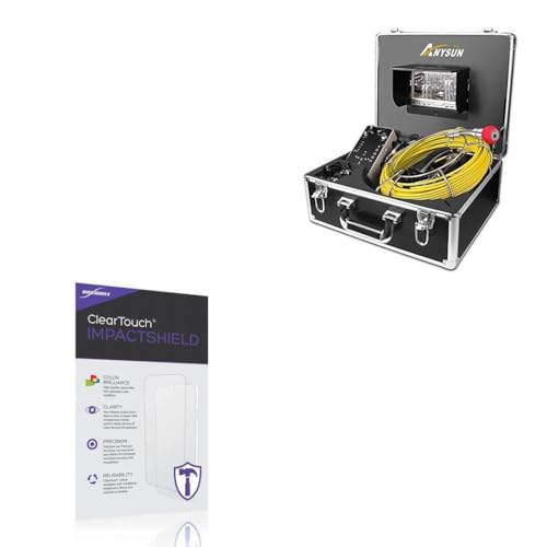 BoxWave Screen Protector Compatible with Anysun Sewer Camera (7 in) - ClearTouch ImpactShield (2-Pack), Impenetrable Screen Protector Flexible Film