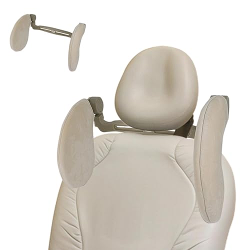 Xvilmaun Cabezas Almohada cervical para coche, almohada para reposacabezas de coche, almohada para reposacabezas de coche, almohada para dormir para viajes cortos y de larga distancia, coche