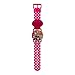 Disney Minnie Mouse Kids Flashing Musical Watch with Sound Effects, Colorful LED Lights, Interactive Flip Cover, Easy Digital Time Display, Adjustable Pink Polka Dot Strap, Fits Wrists 5.5