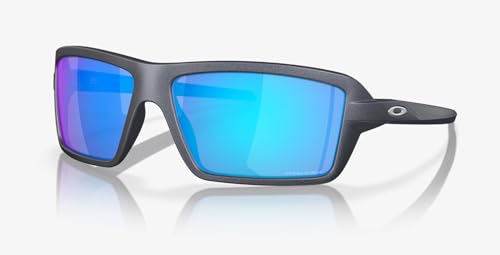 Oakley Cables Sunglasses Blue Steel with Prizm Sapphire Lens 63mm2