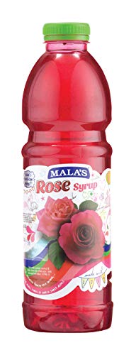 Malas Mala Rose Syrup - 1 litre Bottle, 1000 g (B08YG1NB31) Amazon Price History, Amazon Price Tracker
