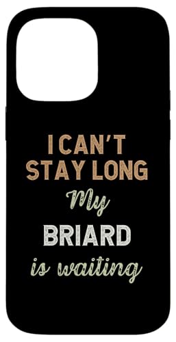 iPhone 14 Pro Max Cute Briard Berger de Brie Dog Breed Owner Love Puppy Case