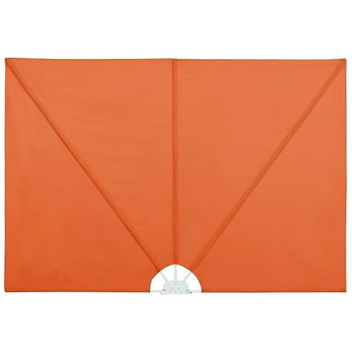 Eleganz Abanico lateral plegable de tela y acero, 300 x 200 cm, color rojo terracota, protege del sol y el viento para jardín, balcón y terraza, duradero y resistente a la intemperie