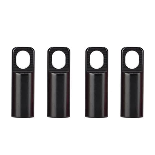 Juicy Nipple Black Presta Valve Caps with Core Removing Function Presta Core Remover Caps Used on Bike Presta/French Valves (4 Pack)