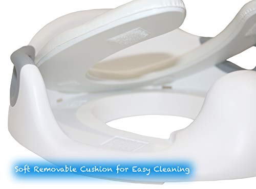 image for Kurkis Kidz Potty Training Seat for Boys - Detachable Soft Cushion Toi