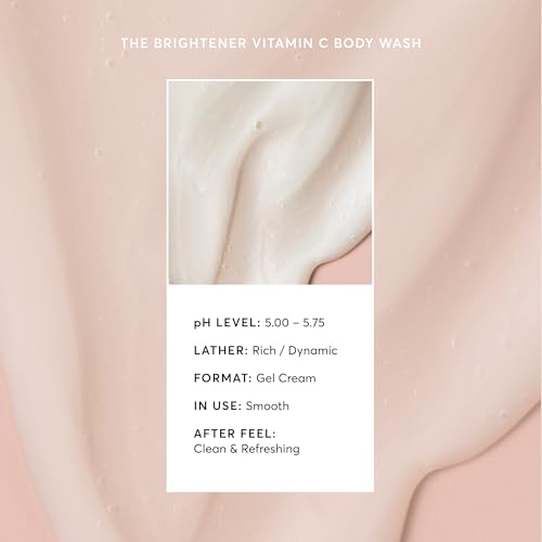 Image of Naturium The Brightener Vitamin C Body Wash, Gentle Cleanser for Smoother-Looking Skin, Removes Dirt, Oil & Other Impurities, 16.9 oz