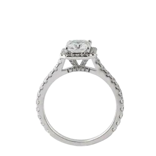 Bague de mariage moissanite argent massif anti-ternissement confort durable