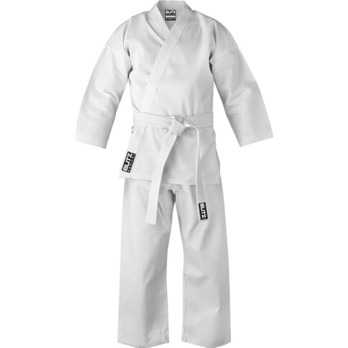 Blitz Lightweight Karate Gi - White - 1/140cm