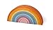 Ehrenkind® - Arcobaleno in legno massello sostenibile e naturale, giocattolo del metodo Montessori per le abilità motorie, colorato