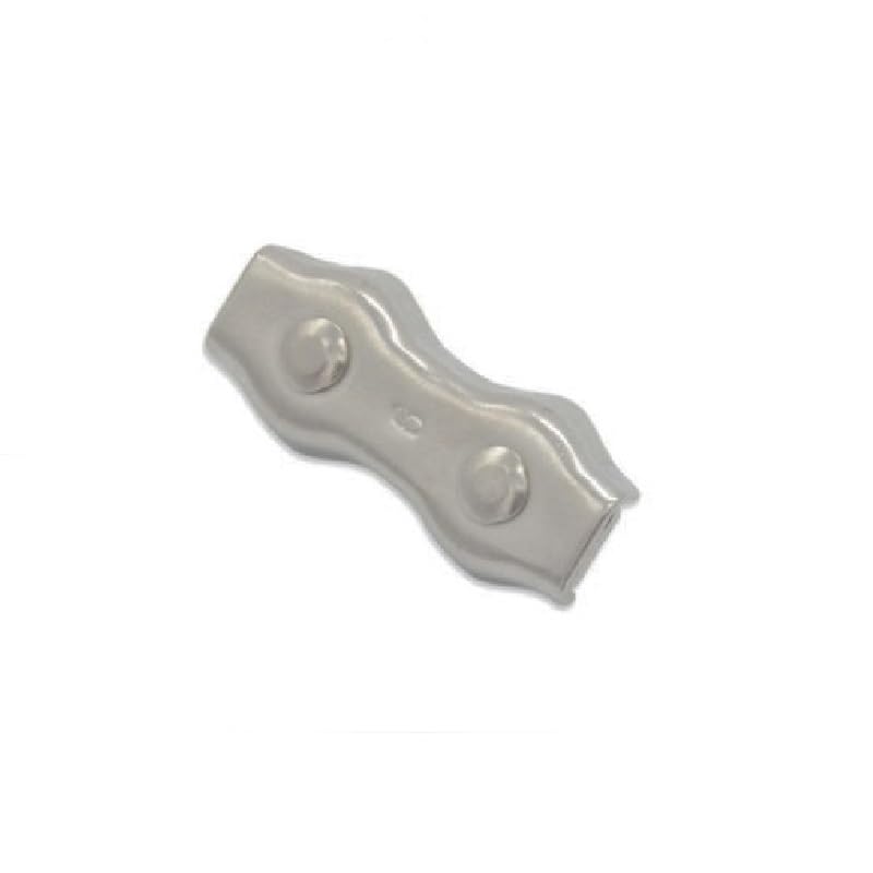 Morsetti Per Fune 50 pz/30 pz M2 M3 M4 M5 M6 304 In Acciaio Inox Duplex Pinze Filo di Acciaio Inossidabile Cavo Corda Grip Morsetti Morsetti Per I Cavi(Misurare:M3 x 50PCS)