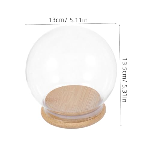 Objetos de colección sin polvo en urna transparente mini protectora 3