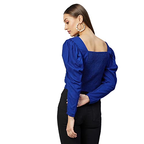 Image of Rare Women's Solid Regular Fit Blouse