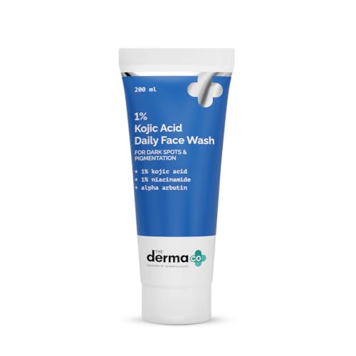 Image of The Derma Co. 1% Kojic Acid Face Wash with Niacinamide & Alpha Arbutin For Dark Spots & Pigmentation - 200 ml
