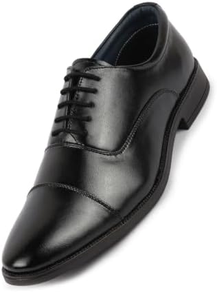 FAUSTO Men's Formal Office Work Lace-Up Derby Shoes