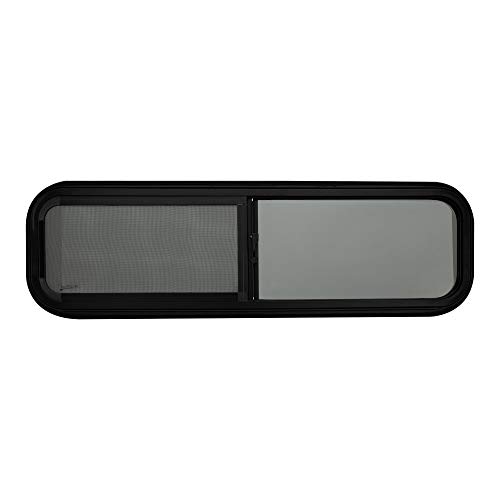 Recpro Rv Window | 42" W X 12" H | Teardrop Horizontal Slide | Rv Window Replacement | Optional 1 1/2" Trim (1 Window, No Trim Kit) | Made In Usa #TOP1