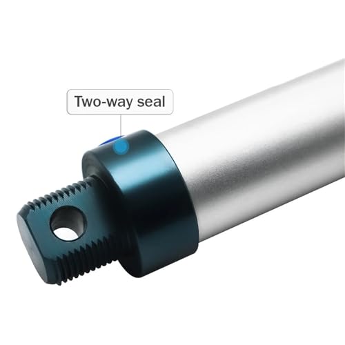 Cilindro neumático de doble efecto de 25 mm con carrera de 75 mm 7