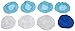 Chicago Power Tools 39606 5-Inch to 6-Inch 8-Piece Waxers Bonnet Set