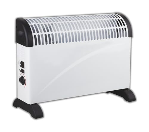 Convector de aire Turbo, termostato ajustable, 3 funciones