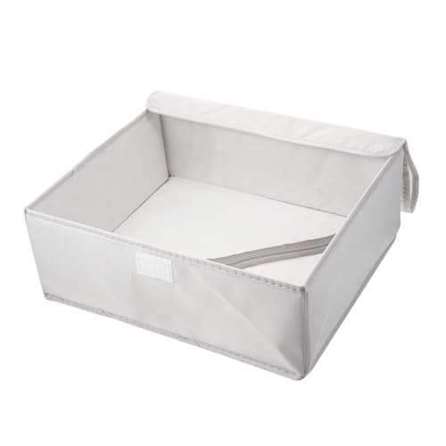 Holibanna Organizador De Almacenamiento De Ropa Interior De Mujer Caja De Almacenamiento De Paño De Oxford Con Tapa Contenedor Para Armario De Ropa Interior