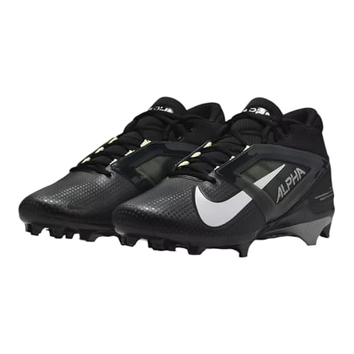 Image of Nike Alpha Menace 4 Elite Football Cleats (FD7036-600, University Red /Team Red /Black /White)