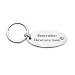 Udobuy Remember I Love You Mom Keychain from Daughter Or Son, Mother's Birthday