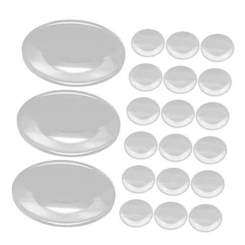Lentille convexe ronde pour loupe Cabilock en verre optique de remplacement, lot de 30 pièces
