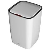 Infiniton Papelera Inteligente BIN9 (Blanco, 9 Litros, Cubo de basura con sensor...