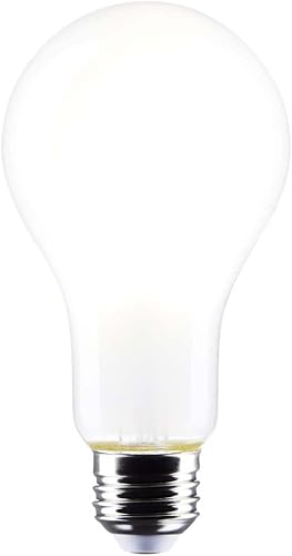 Miniatura 2 de Satco S12446 Bombilla LED de filamento A21 de alto lúmenes, repuesto de 125 W, blanco, 17 vatios