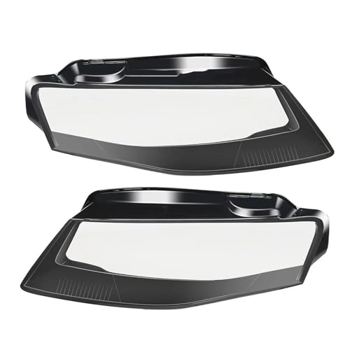 Paire coques phare pour A4 B8 d'une clarté cristal avec lentille haute durabilité