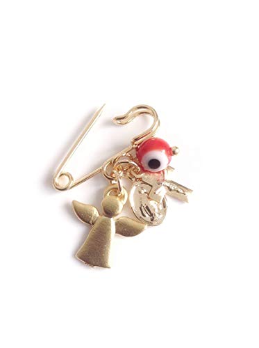 Protection Mal de Ojo Gift Evil Eye Pin Brooch Religious Pendants