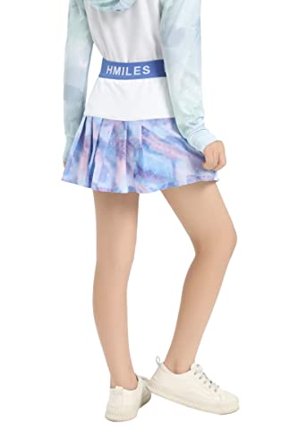 Girl Pleat Tennis Skirt with Shorts Athletic Skort for Golf Running Age 6-164