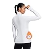 BALEAF Women’s 1/4 Zip Fleece Pullover Thermal Long Sleeve Shirts Ski Base Layer Top Thumbholes Winter Cold Weather