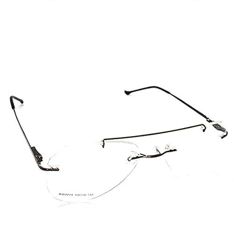 aviator rimless glasses