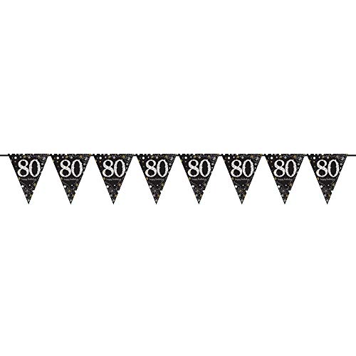 Sparkling Celebration Foil Banners 2.7m x 12.5cm - 12 PC : Amscan ...