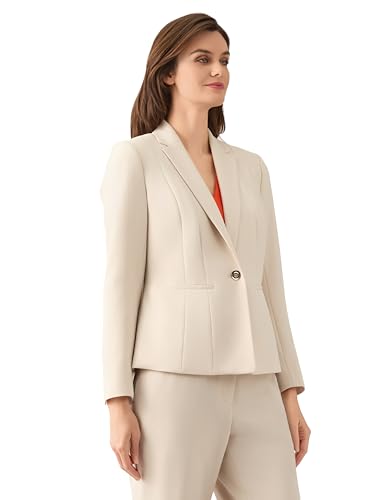 Kasper Women's Stretch Crepe One Button Blazer3