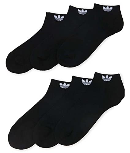 adidas Men's Athletic Low Cut Sock (6-Pack) Black/White Originals