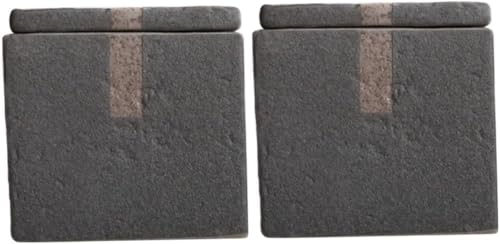 2pcs Storage Jar Tea Jars Ceramic Jar Portable Tea Can Porcelain Ceramic Tea Canister Vintage Canister Storage Can Ceramic Porcelain Tea Tin Porcelain