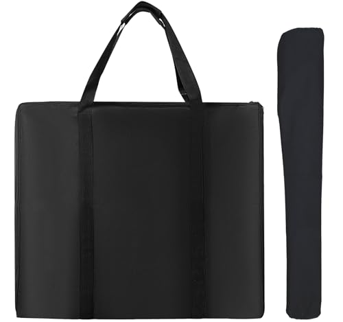 LWFCOEE Dog Playpen Storage Bag, 24/32/40 Inch Waterproof Heavy Duty Fence Travel Bag with Handle for RV Trip, Fits 8 Panels Dog Pen and 9 Stakes, 33"x28.6"x6.5"