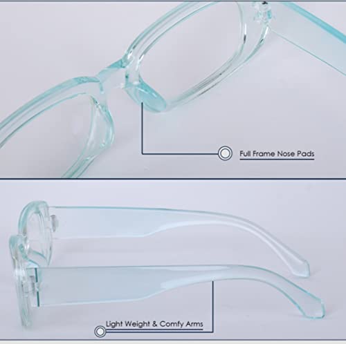 Image of IFLASH Rectangle Sunglasses for Women Retro Driving Glasses 90s Vintage Fashion Narrow Square Frame UV400 Protection Glasse