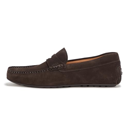 Image of BOSS Men's Noel Suede Drivers Loafers